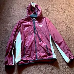 VICTORIA’S SECRET PINK JACKET (maroon&white)